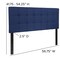 Flash Furniture Full Bedford, Headboard, Navy Fabric HG-HB1704-F-N-GG - alternate 10